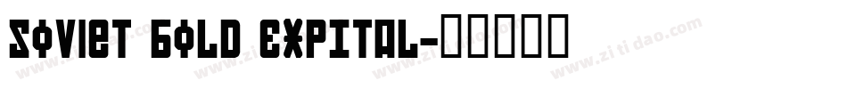 Soviet Bold ExpItal字体转换